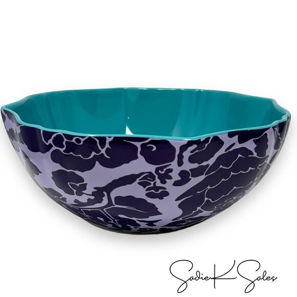 DVF for Target 94oz Stoneware Serving Bowl Large Purple - Diane Von Furstenberg‎ - Picture 4 of 6